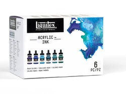 Liquitex - Acrylic Ink - Blues Set (6 Colours)