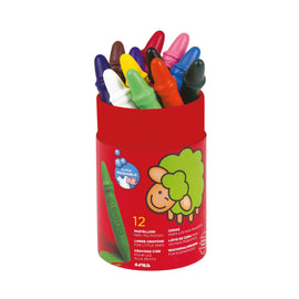 Giotto - Be-Be - Large Crayons (12 pcs)