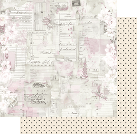 Uniquely Creative - Vintage Walls - 12x12 Pattern Paper "The Drawing Room"