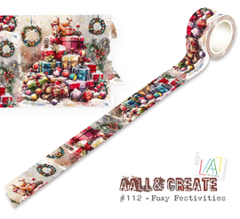 Aall & Create - Layer It Up Washi Tape #112 - Foxy Festivities