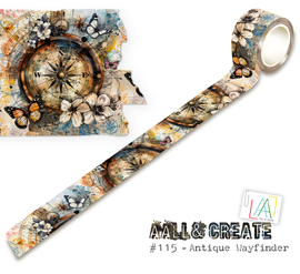 Aall & Create - Layer It Up Washi Tape #115 - Antique Wayfinder