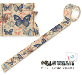 Aall & Create - Layer It Up Washi Tape #116 - Flying Classic