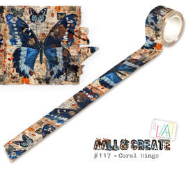 Aall & Create - Layer It Up Washi Tape #117 - Coral Wings