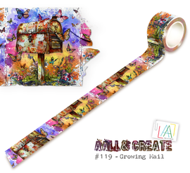 Aall & Create - Layer It Up Washi Tape #119 - Growing Mail