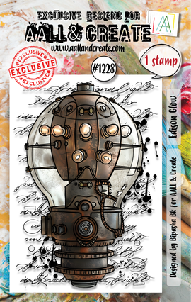 AALL & Create - A7 Photopolymer Clear Stamp Set #1128 - Edison Glow (1pc)