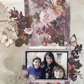 Flight of Fancies Layout with Bonus Card by Juanita Patrick