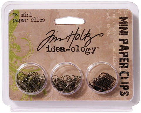 Tim Holtz Idea-ology - Mini Paper Clips (48pk)