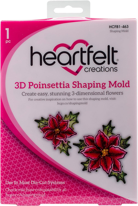 Heartfelt Creations - 3D Christmas Poinsettia Shaping Mold