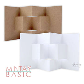 Mintay Basics - Screen Card Base - Kraft (5pcs)