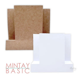 Mintay Basics - Panel Card Base - White (5pcs)