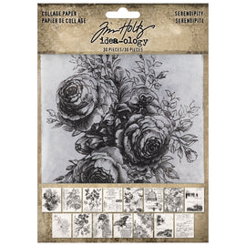 Tim Holtz Idea-ology - Collage Paper - Serendipity (30pcs)