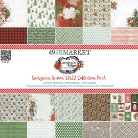 49 and Market - Evergreen Season - 12x12 Collection Pack (10 Sheets)