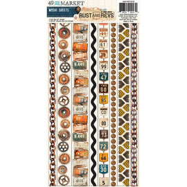 **Pre-Order** 49 and Market - Rust and Revs - Washi Sheet Set (2pcs) (ETA End Aug 24)