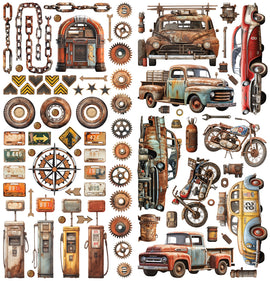 **Pre-Order** 49 and Market - Rust and Revs - Laser Cut Pieces (Ephemera) (ETA End Aug 24)