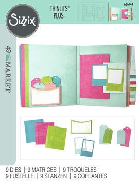 Sizzix - 49 and Market - Framelits Die Set - Journal Essential Pages (666744)