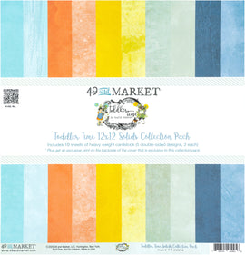 49 and Market - Toddler Time - 12x12 Collection Pack - Solids (10 Sheets)