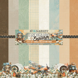 **Pre-Order** 49 and Market - Wanderlust Explorer - 12x12 Collection Pack - Solids (8 Sheets) (ETA End Mar 25)