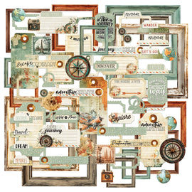 **Pre-Order** 49 and Market - Wanderlust Explorer - Die Cut Elements (ETA End Mar 25)