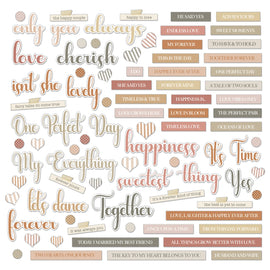 **Pre-Order** 49 and Market - One Perfect Day - Chipboard Words (ETA End Mar 25)