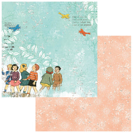 **Pre-Order** 49 and Market - Toddler Time - 12x12 Paper "Airplane" (ETA End Jan 25)