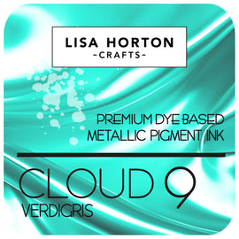 Lisa Horton Crafts - Cloud 9 - Metallic Pigment Ink Pad - Verdigris