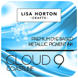 Lisa Horton Crafts - Cloud 9 - Metallic Pigment Ink Pad - Coastline