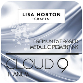 Lisa Horton Crafts - Cloud 9 - Metallic Pigment Ink Pad - Titanium