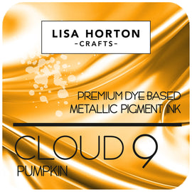 Lisa Horton Crafts - Cloud 9 - Metallic Pigment Ink Pad - Pumpkin