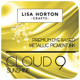 Lisa Horton Crafts - Cloud 9 - Metallic Pigment Ink Pad - Sunshine