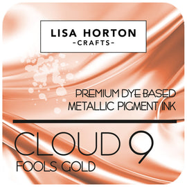 Lisa Horton Crafts - Cloud 9 - Metallic Pigment Ink Pad - Fools Gold