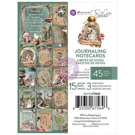 Prima Marketing - Return to Wonderland - Journaling Notecards 3x4in