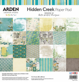 **Pre-Order** Arden Creative Studio - Hidden Creek - 12x12 Paper Pad (ETA End Feb 25)