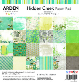 **Pre-Order** Arden Creative Studio - Hidden Creek - 8x8 Paper Pad (ETA End Feb 25)