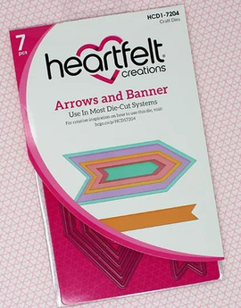 Heartfelt Creations - Arrows and Banner Die Set