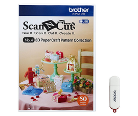 Brother ScanNcut 3D Paper Craft Pattern Collection - CAUSB4