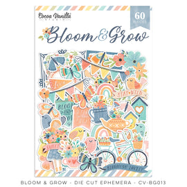 Cocoa Vanilla - Bloom & Grow - Die Cut Ephemera