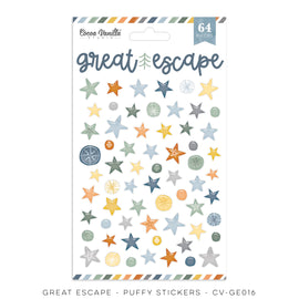 Cocoa Vanilla - Great Escape - Puffy Star Stickers