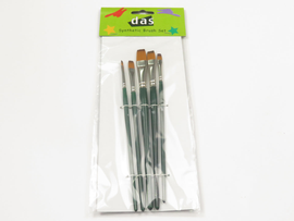 Das - Synthetic Flat Brush Set (5pk)