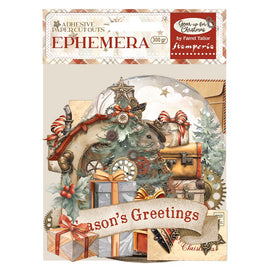 Stamperia - Gear Up For Christmas - Ephemera (Adhesive)