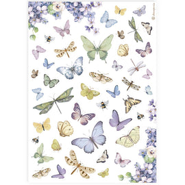 Stamperia - A4 Rice Paper "Butterflies"