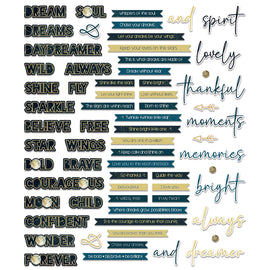 **Pre-Order** 49 and Market - Starlight Dreams - Chipboard Words (ETA Mid Feb 25)