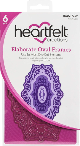 Heartfelt Creations - Elaborate Oval Frames Die Set