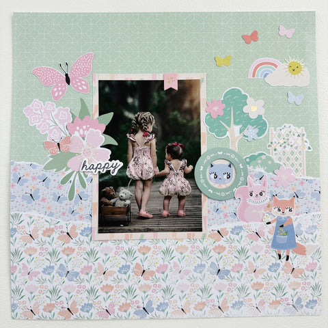 One of a Kind set of Five Layouts by Lisa Ryder