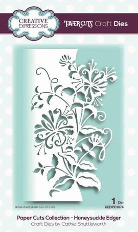 Creative Expressions Dies by Cathie Shuttleworth - Paper Cuts Collection - Honeysuckle Edger