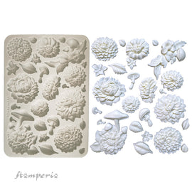 Stamperia - Master of Magic - Silicon Mould A5 - Peony