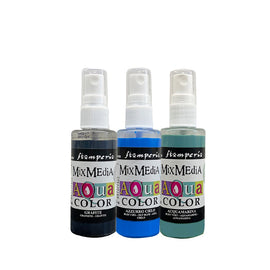 Stamperia - Art of Travelling - Mix Media Aqua Color Spray (3pk)