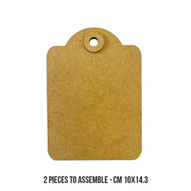 Stamperia - MDF Crafty Shapes - Rounded Tag