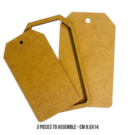 Stamperia - MDF Crafty Shapes - Rectangular Tag