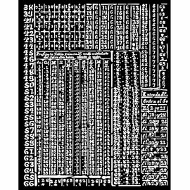 Stamperia - Fortune - Stencil 20x25cm - Hieroglyphic