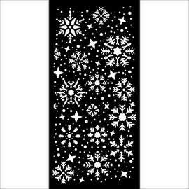 Stamperia - Gear Up For Christmas - Stencil 12x25cm - Snowflakes